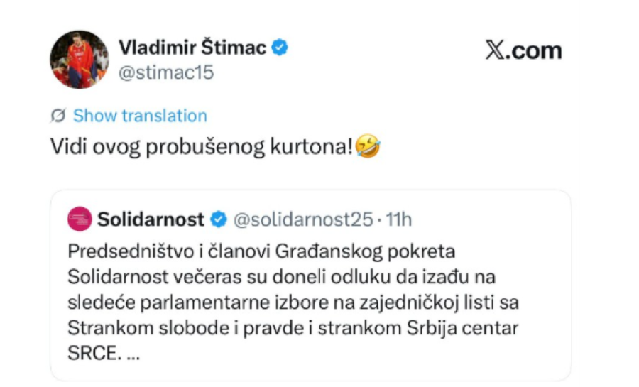 Raspad blokaderskog jedinstva: Štimac vulgarno napao Ješića zbog saveza sa Đilasom i Ponošem