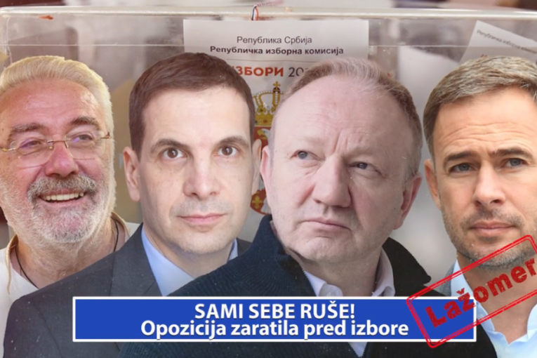 Sami sebe ruše! Opozicija zaratila pred izbore