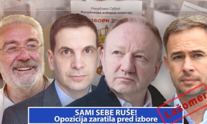 Sami sebe ruše! Opozicija zaratila pred izbore