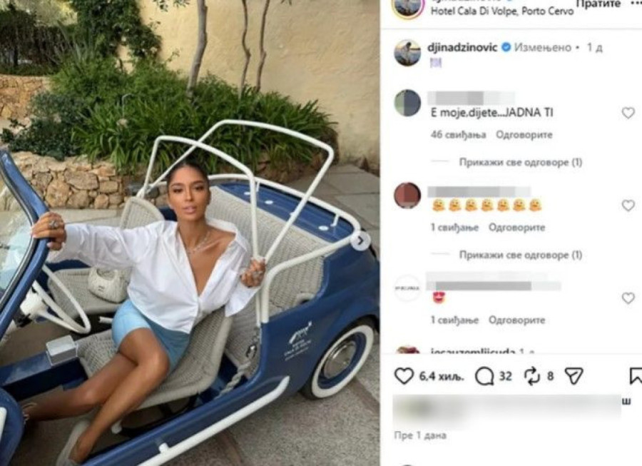 "E moje dete, jadna ti" Đina Džinović pokazala luksuz u kom uživa, pa izazvala lavinu komentara!