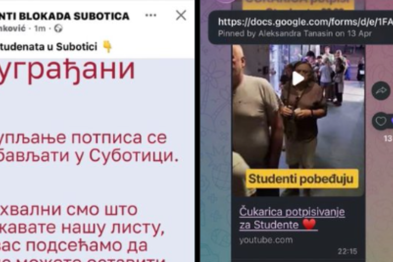Blokaderi propali načisto: Odustali od skupljanja potpisa u jednom gradu, a razlog za to je očigledan (FOTO)