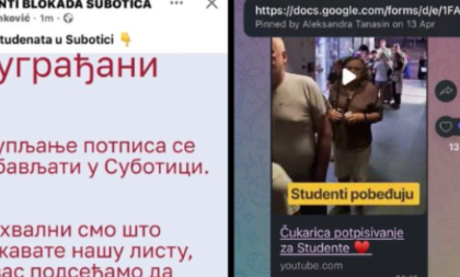 Blokaderi propali načisto: Odustali od skupljanja potpisa u jednom gradu, a razlog za to je očigledan (FOTO)