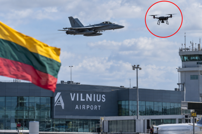 Dron digao NATO na noge! Zatvoren aerodrom u Viljnusu, borbeni avion hitno poleteo iz baze u Litvaniji