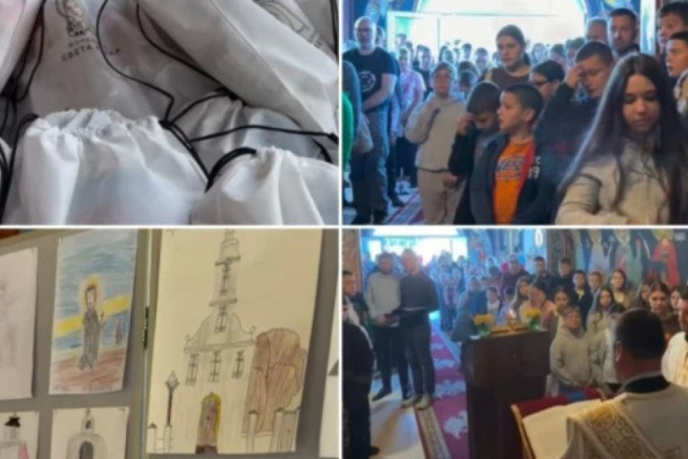 Blagoslov za novi školski početak: Episkop Heruvim poželeo deci sreću i uspeh, Fondacija "Sveta Petka" podelila paketiće za đake