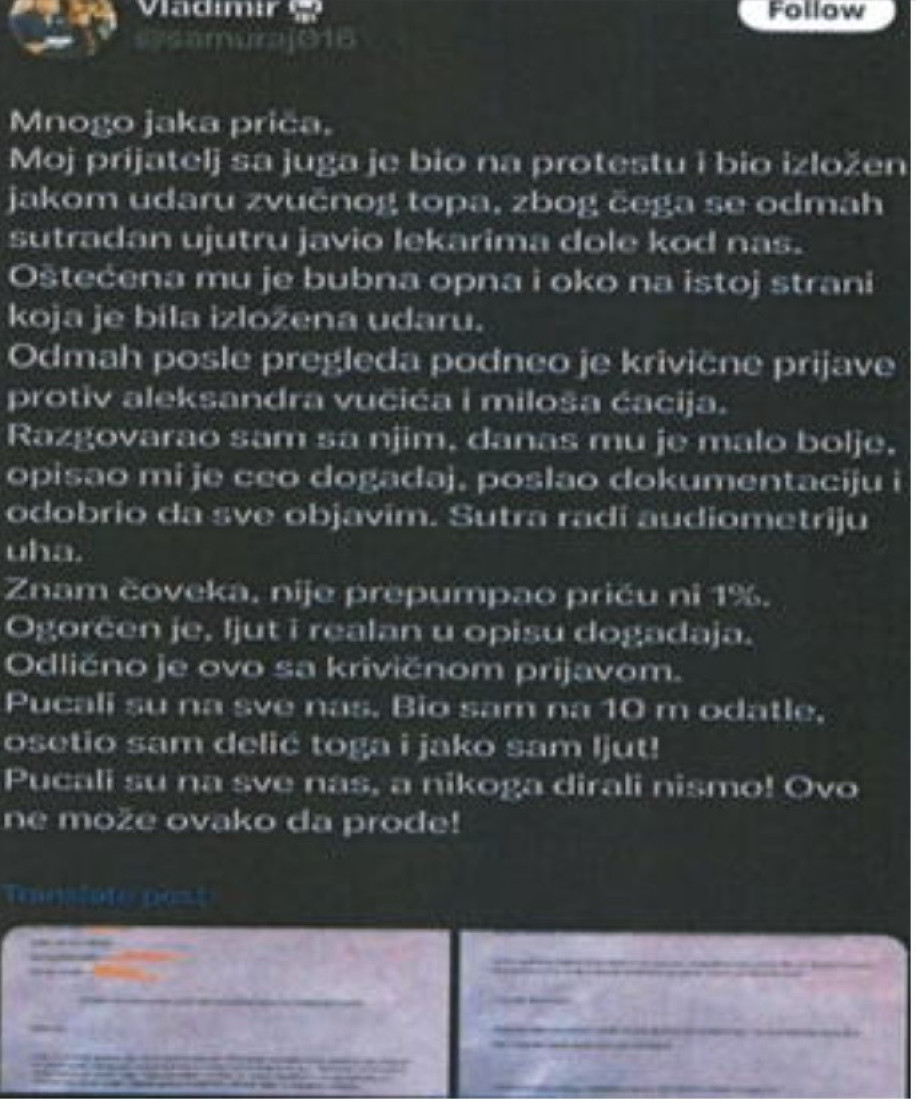 Psihološka operacija „Lažni huk“: Tvrdili da je 4.000 ljudi imalo posledice „zvučnog topa“, uverenje donelo samo 38!