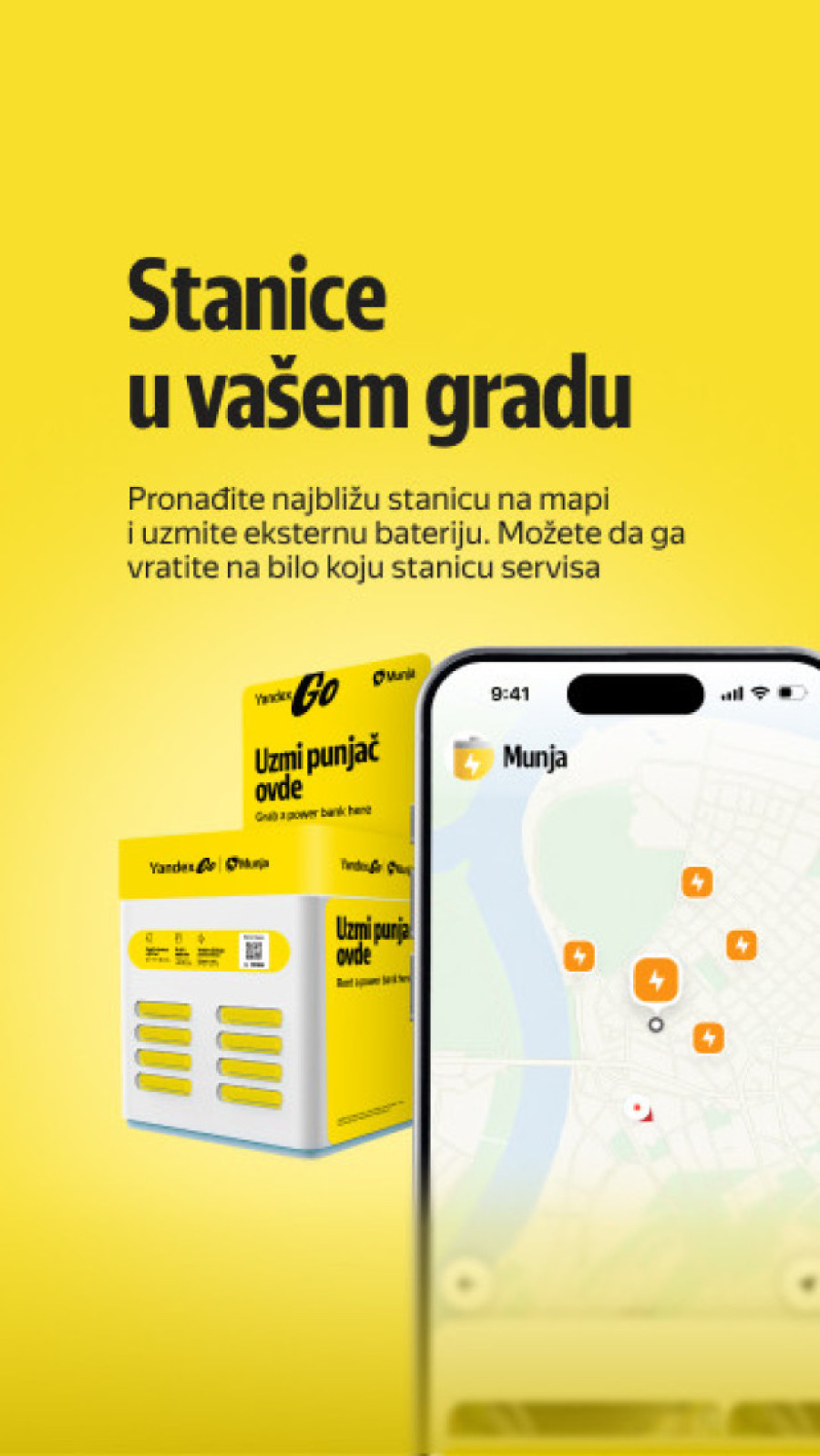 Prenosivi punjači sada dostupni putem Yandex Go aplikacije u Beogradu