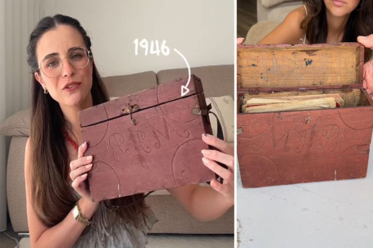 Sofija pronašla dedin kofer iz 1946. godine, a unutra je bilo pravo porodično blago (VIDEO)