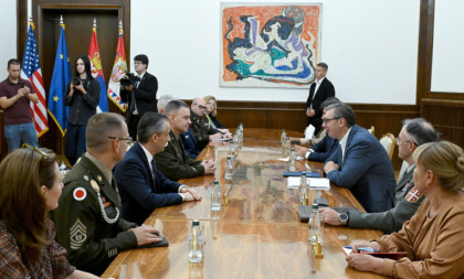 Predsednik Vučić razgovarao s komandantom Nacionalne garde Ohaja