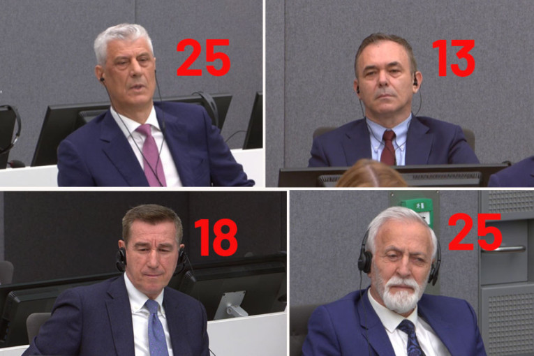 Tači i Krasnići osuđeni za ratni zločin na po 25 godina zatvora! Veselji 18, a Seljimi 13 godina (VIDEO/FOTO)