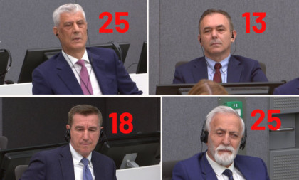 Tači i Krasnići osuđeni za ratni zločin na po 25 godina zatvora! Veselji 18, a Seljimi 13 godina (VIDEO/FOTO)