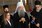 Patrijarh Porfirije danas osveštava hram u Palama