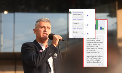 Prvi na listi blokadera otvoreno targetirao studente! Srdanović im ugrozio bezbednost jer nisu hteli da budu plenumaši! (FOTO)