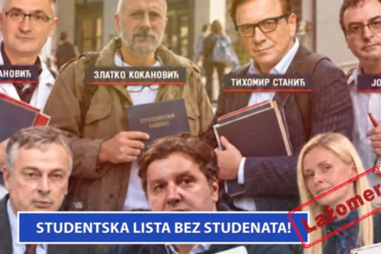 Studentska lista bez studenata!