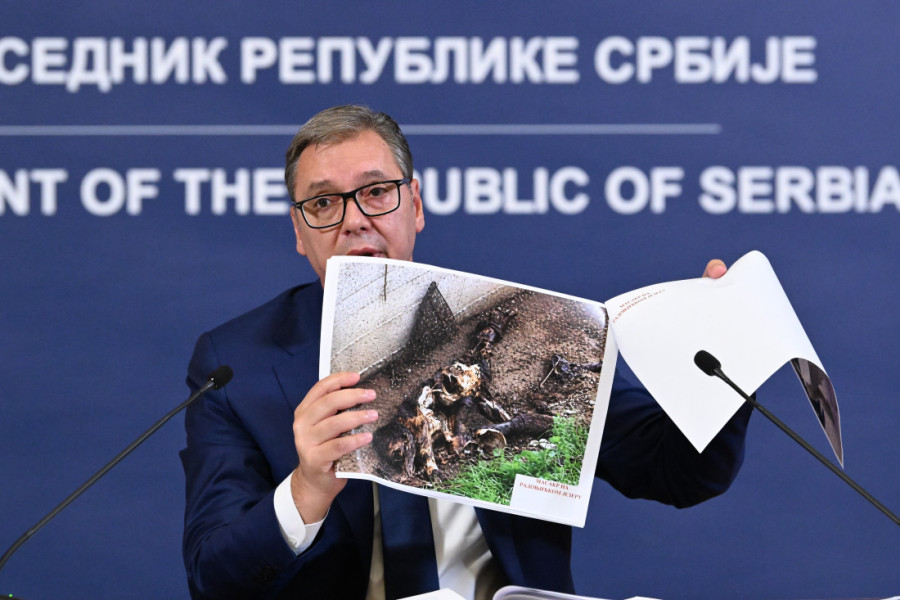 Zločini nad Srbima nakon 20. juna 1999. nisu uračunati: Vučić - "Žuta kuća" nije deo optužnice