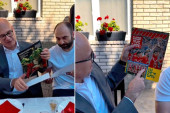 Poklon vratio Vučevića 37 godina unazad: Ugledao Tanjgu, Šestića i pokojnog Sinišu, pa nije krio oduševljenje (VIDEO)