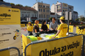 Obuke za vožnju električnih trotineta Yandex Go ponovo održane u Nišu