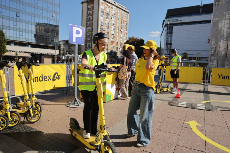 Obuke za vožnju električnih trotineta Yandex Go ponovo održane u Nišu
