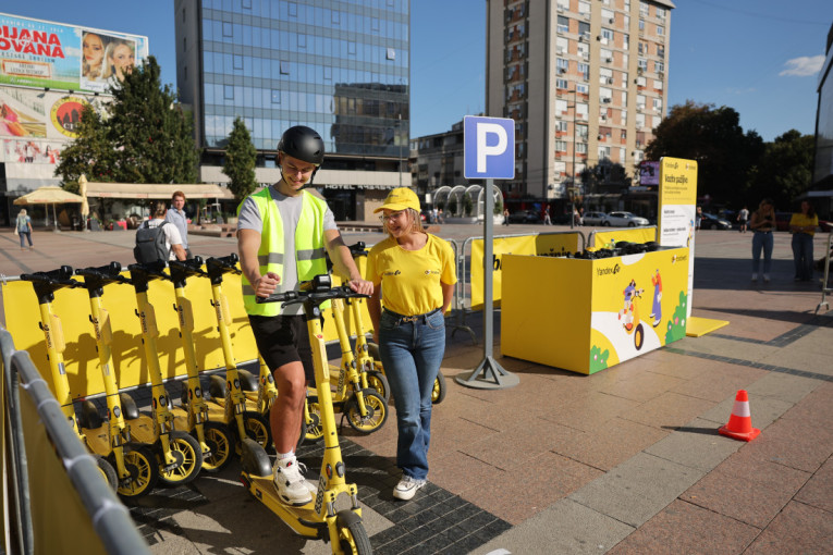 Obuke za vožnju električnih trotineta Yandex Go ponovo održane u Nišu