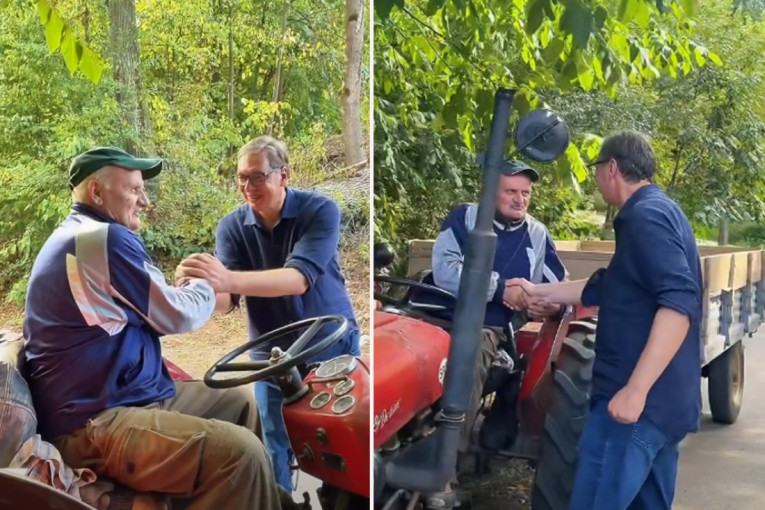 „Ako oni dođu na vlast, skidaju nam plate i penzije“: Zoran sreo Vučića i poručio mu šta misli (VIDEO)