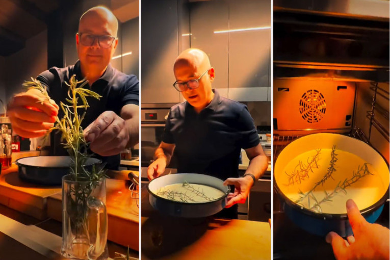 "Stara škola zna šta valja": Vučević sa kumom spremao stari srpski recept (VIDEO)