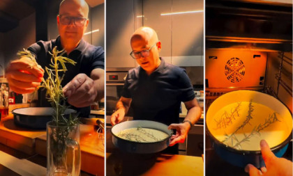 "Stara škola zna šta valja": Vučević sa kumom spremao stari srpski recept (VIDEO)