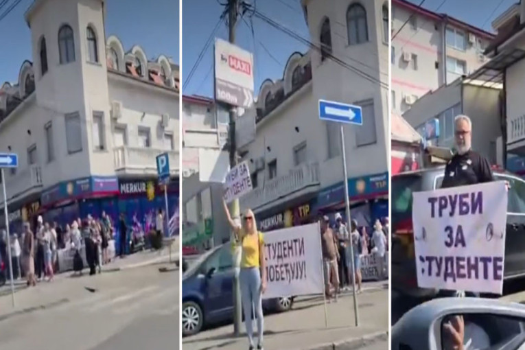 Blokaderi razvili transparente i molili vozače da trube, a narod im pokazao šta misli: Dobili odgovor koji će dugo pamtiti!