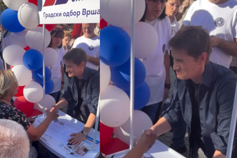 "Prepune ulice i divna energija" Brnabić u poseti Vršcu: Izaberite ljubav umesto mržnje, rad i red umesto haosa (VIDEO)