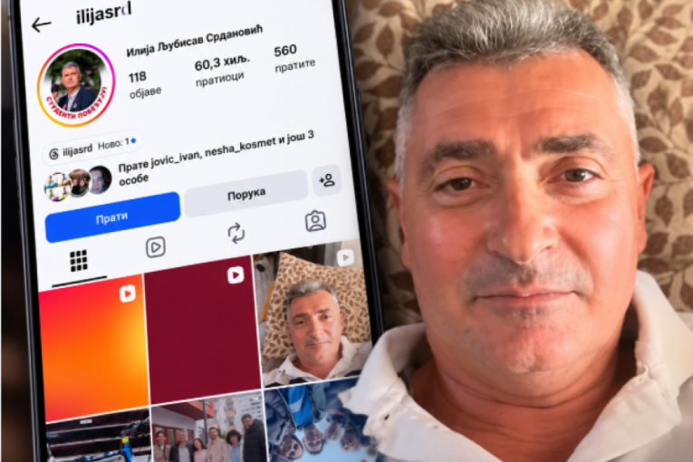 Još jedna laž razotkrivena! Srdanović sam ugasio pa vratio Instagram: Priča o „gašenju“ trajala svega nekoliko sati
