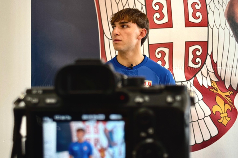 Reprezentacija je oduvek bila moj san: Cvetković presrećan stigao na okupljanje Orlova (FOTO)