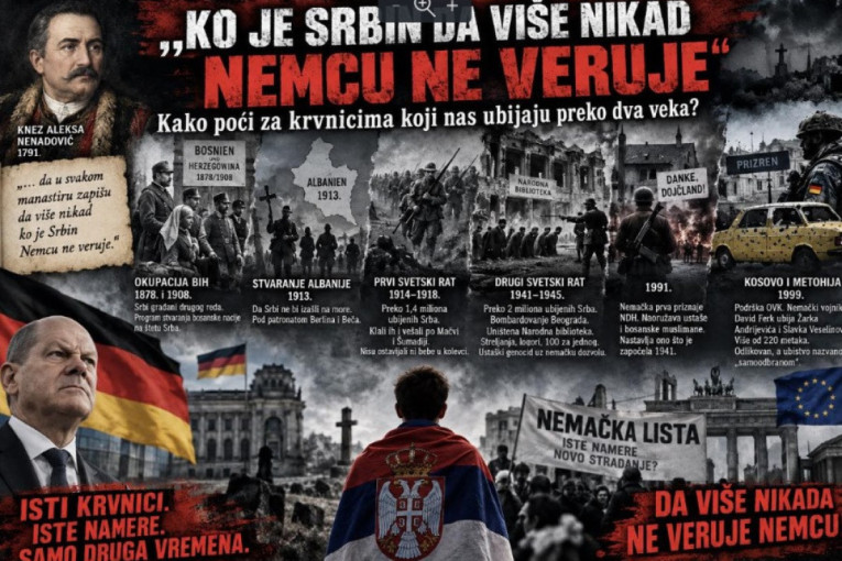 „Ko je Srbin da više nikad Nemcu ne veruje“: Kako poći za krvnicima koji nas ubijaju preko dva veka? (VIDEO)