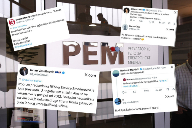 Sramna hajka blokadera na Rodoljuba Šabića zbog REM: Uvrede i omalovažavanje se ređaju (FOTO)