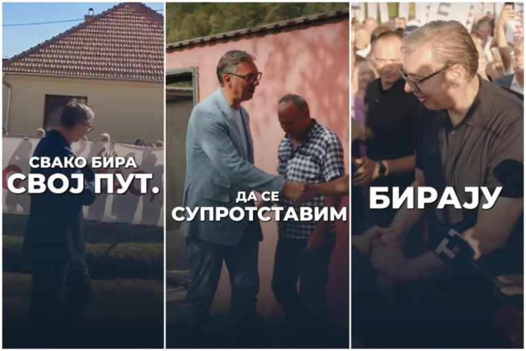 "U Srbiji se na vlast dolazi glasovima građana": Vučić -"Volim ovu zemlju, volim naše ljude" (VIDEO)