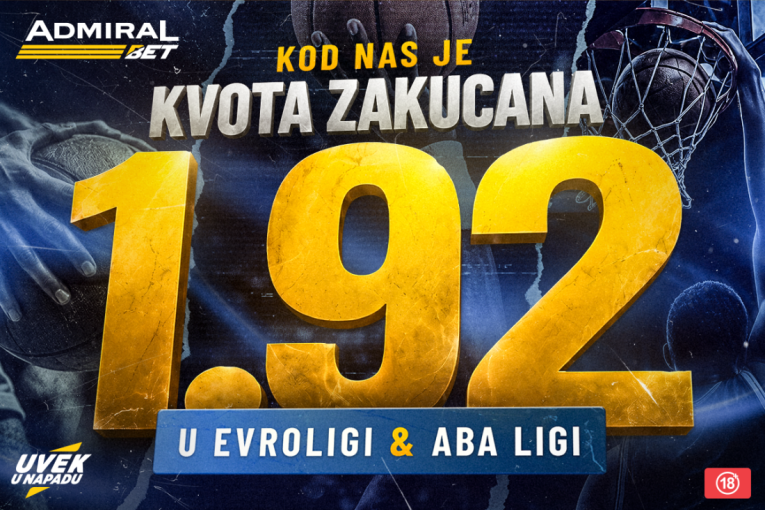 Evroliga se vraća, a admiralbet je spremio pojačanje za novu sezonu!
