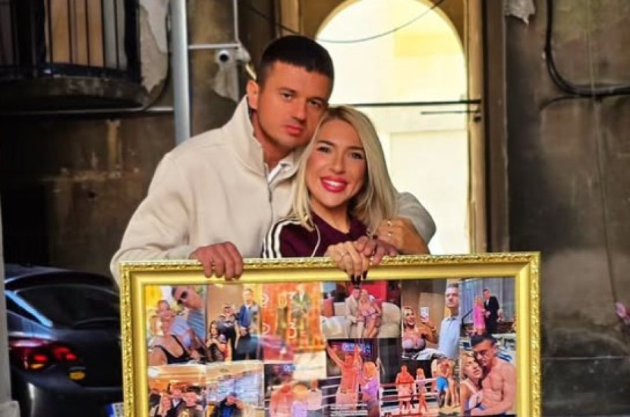 Aca Amadeus ne skida ruke sa 23 godine mlađe verenice: Ovako uživaju u ljubavi (VIDEO)
