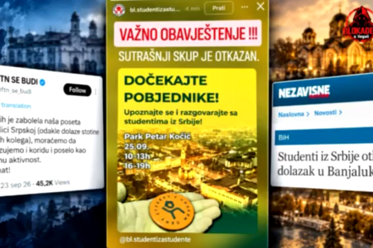 Blokaderi u Srpskoj prošli k'o bosi po trnju: Videli da ih narod ne želi, pa otkazali skupove (VIDEO)