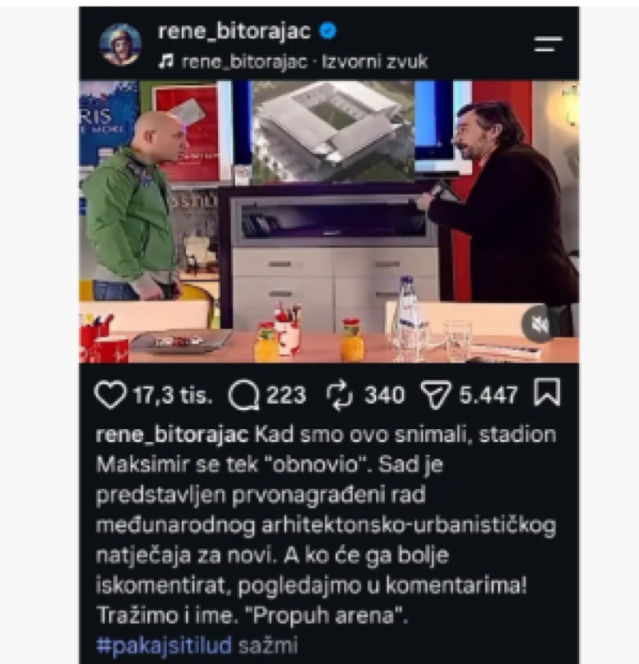 Hrvati urnebesno ismevaju novi Maksimir: „Kartonska kutija“, a uglovi za skupljanje kišnice? (FOTO)