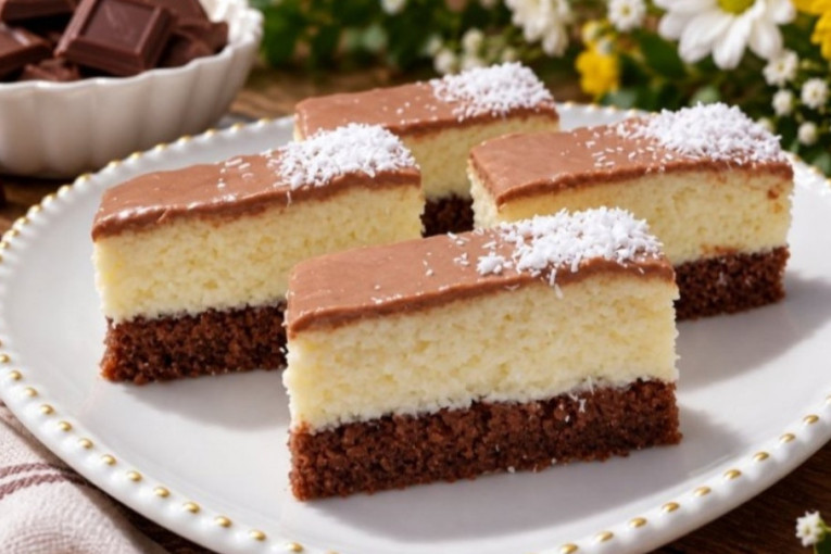 Recept dana: Sočni baunti kolač za ljubitelje kokosa i čokolade