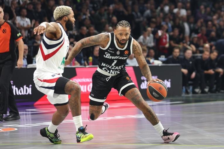 Partizan - Olimpija Milano: Gudurić počeo da rešeta, Valjak uspeva da sačuva vođstvo!