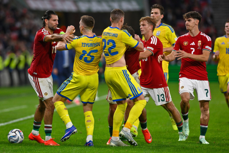 Tuča na kraju! I Srbin učestvovao u haosu Mađara i Ukrajinaca (VIDEO)