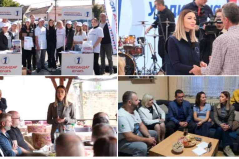 Mesarović razgovarala sa građanima: Borimo se za pristojnu Srbiju, veće plate i penzije i sigurnu budućnost (FOTO)