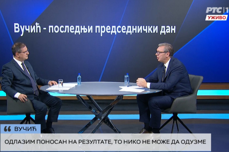Vučić poslednjeg dana predsedničkog mandata: Ponosan na rezultate, to niko ne može da mi oduzme! Prihvatio poziv na debatu sa Srdanovićem