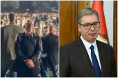 Deka nepomično stajao i plakao dok je Vučić podnosio ostavku: Snimak izazvao brojne reakcije (VIDEO)
