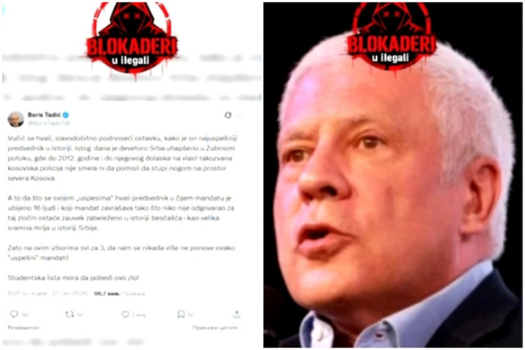 Tadić krenuo na Vučića, pa dobio žestoke odgovore: „Je l' moguće da tebe nije sramota da spomeneš Kosovo?“