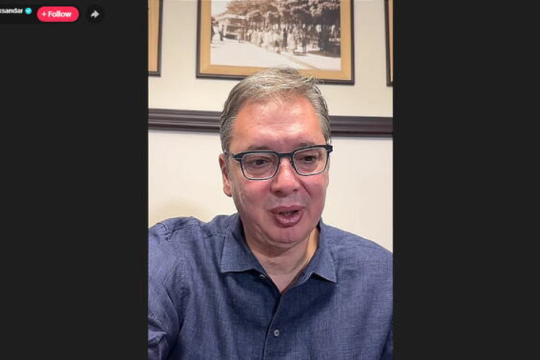 Počeo lajv Vučića na TikToku i Fejsbuku: Iz istočne Srbije poručio: "Sada je vreme za borbu"