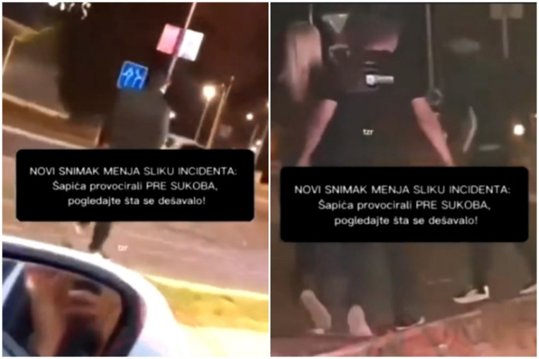 Šapića provocirali pre incidenta: Pogledajte kako je zapravo došlo do sukoba (VIDEO)