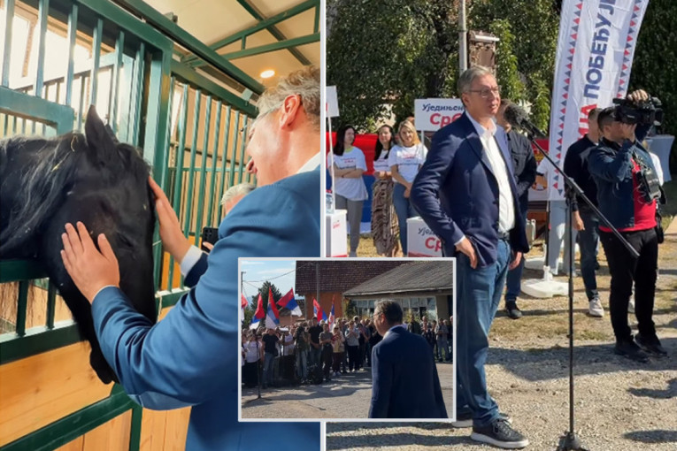 Vučić na istoku Srbije: Najavio obnovu puteva, škole i novu pomoć malim proizvođačima (VIDEO)