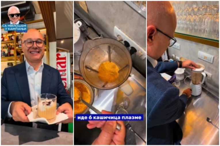 Milošev šejk ili Adrijanine palačinke, prosudite sami: Lider naprednjaka zasukao rukave, pa pravac kuhinja! Ovo je njegov pobednički recept